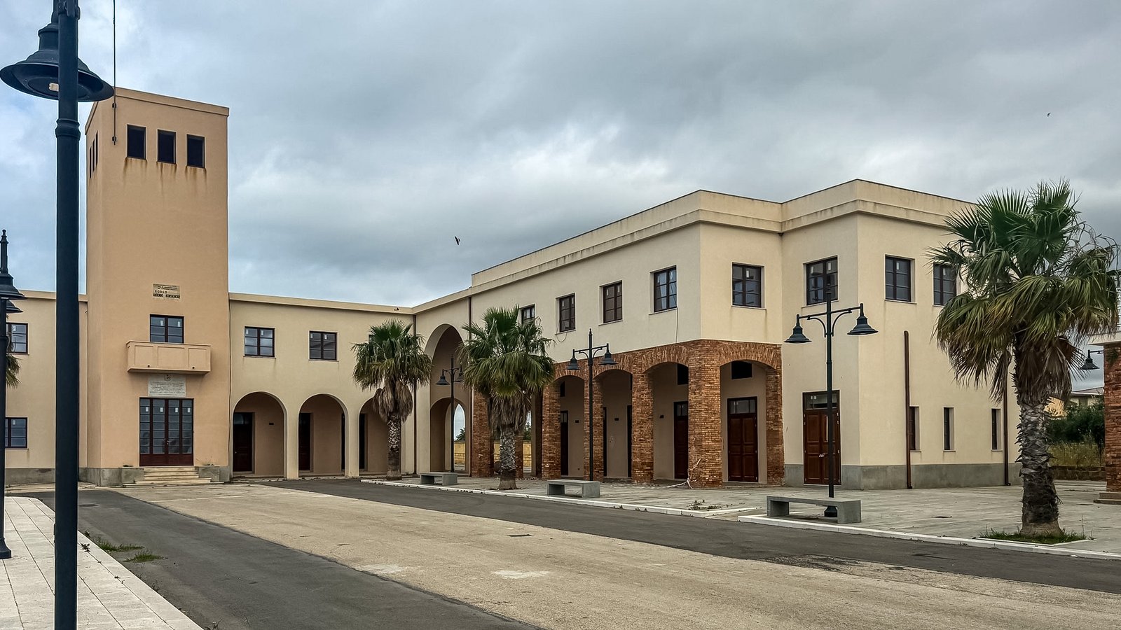 Historical architecture in Southern Italy for film production