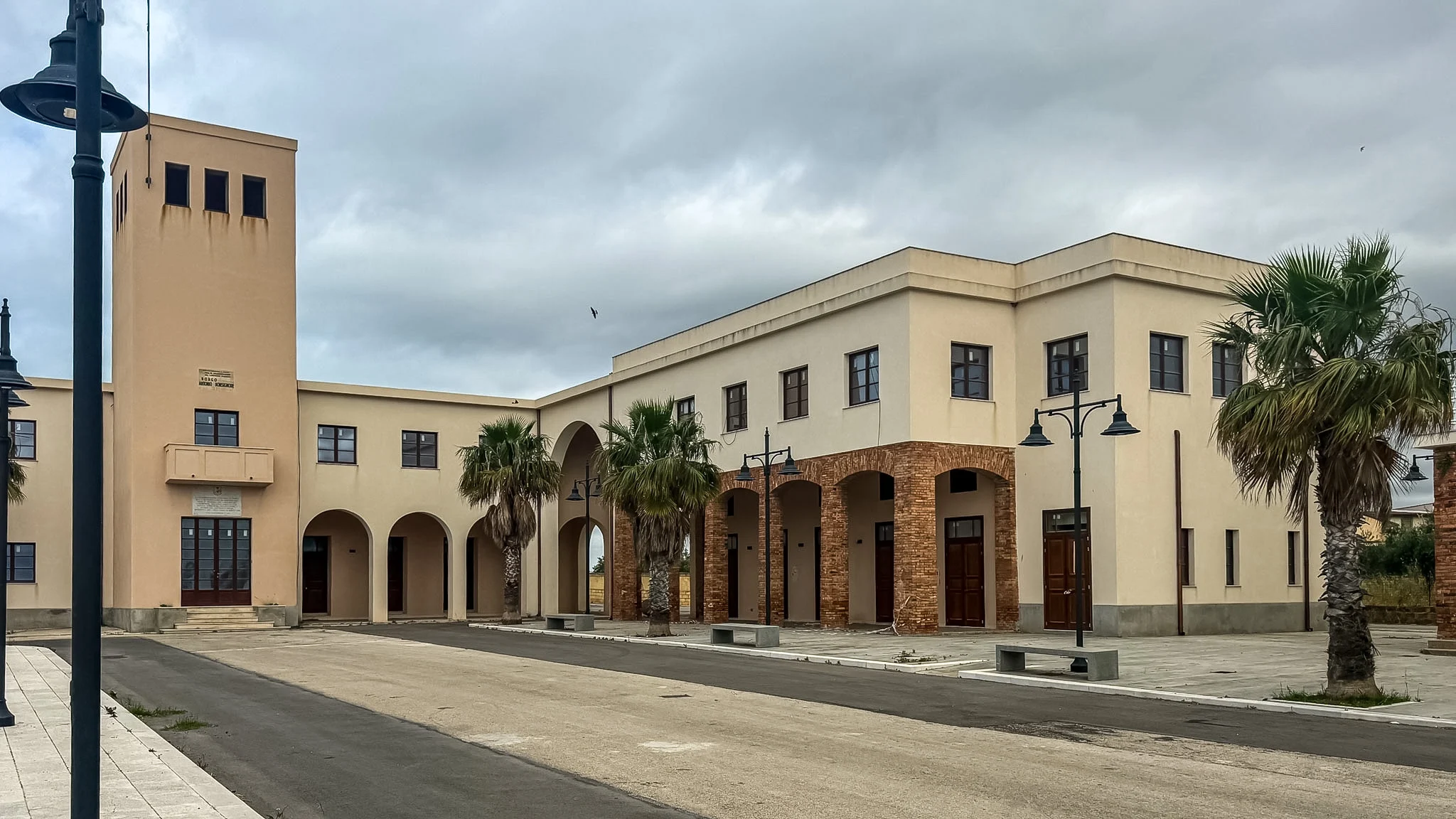 Historical architecture in Southern Italy for film production